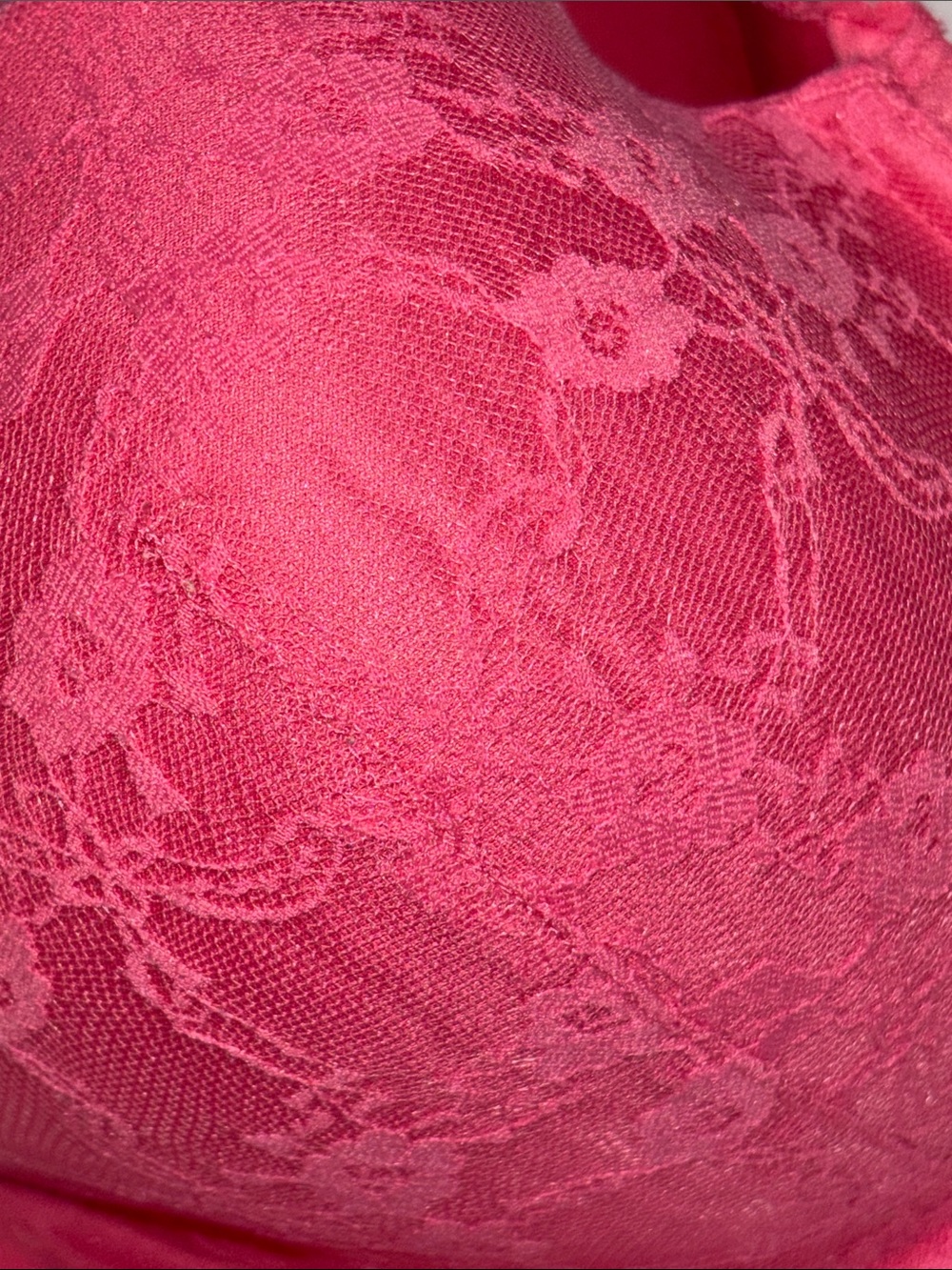 Victoria’s Secret Lined Demi Bra 38D Coral Pink - Picture 2 of 16